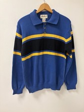 Vintage NOS Eddie Bauer Rugby Shirt Mens Sz Small Stripe Classic Y2K