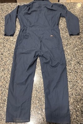 Dickies Work Coveralls Navy Blue Size M Regular EUC Mechanic Shop Jumpsuit