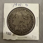 1901 O Morgan Dollar Circulated 90% Silver $1 US Coin Collectible