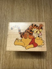 Disney All Night Media Pooh Is Bounced Mounted Rubber Stamp 997-E06 Tigger