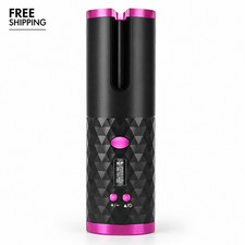 Cordless Automatic Hair Curler Ceramic Curling Iron Rechargeable