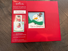 HALLMARK INSTANT SCRAPBOOKS - Celebration  Christmas 20 Page Album NEW
