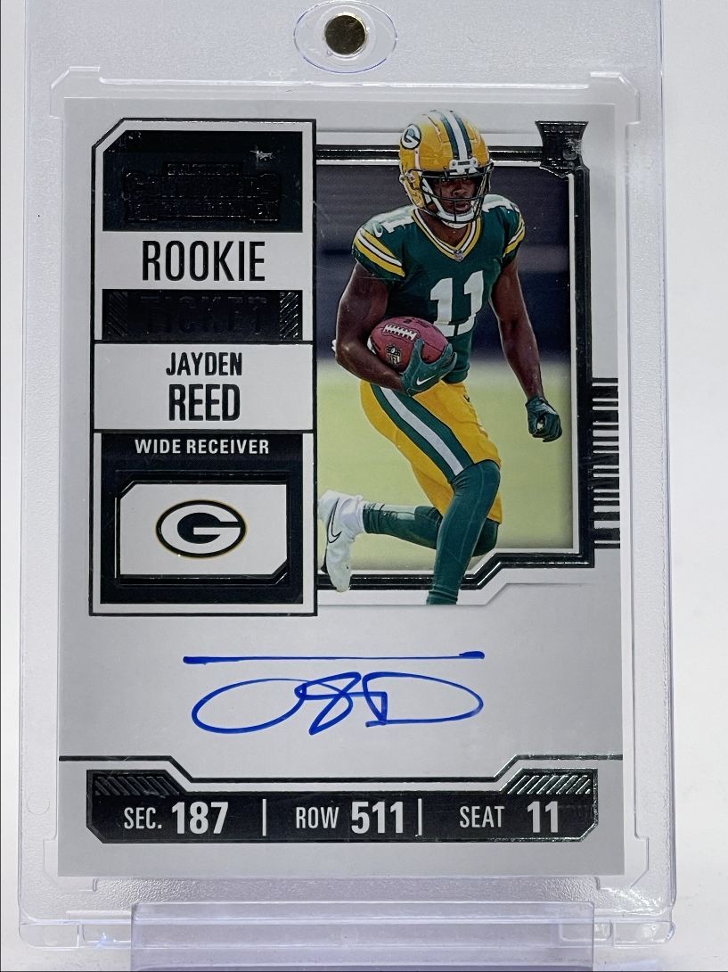 JAYDEN REED 2023 CONTENDERS ROOKIE TICKET AUTOGRAPH #118 RC AUTO Q2268