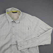 Arc’teryx Long Sleeve Button Up Shirt Men's Size Large Plaid Hiking Camping