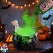 PakaLife Halloween Cauldrons Decorations Gift for Boys,Black Large Plastic Wi