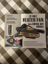 12 Volt Automobile Windshield Heater/Fan Defroster with Swing Out Handle NIB