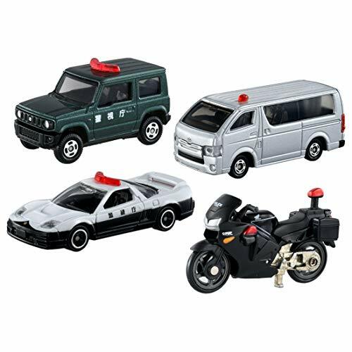 Tomica Police Vehicle Collection 4 pcs Set NSX-R Jimny Hiace Honda VFR NEW - Picture 1 of 8