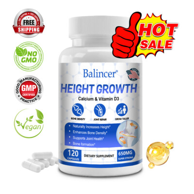 Height Growth Kapseln Höhenwachstums Knochenunterstützung Strong Bones 30/60/120