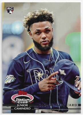 MLB - 【Topps】 Stadium Club Junior Caminero JUNIOR CAMINERO 2024 TOPPS STADIUM CLUB CHROME ROOKIE CARD