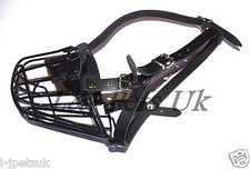 New STRONG Metal Winter Wire Basket Dog Muzzle for Cocker Spaniel