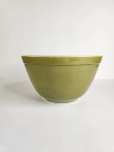 Vintage Pyrex Verde/Olive/Avocado Green Nesting Mixing Bowl 401
