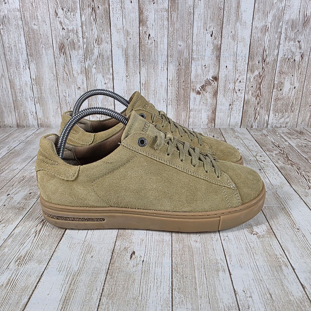 SAOLA Scarpe basse Birkenstock scamosciate marroni suola gomma casual moda taglia 40