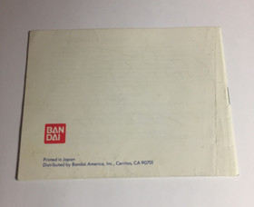 Shooting Range Nintendo NES Manual Only Bandai