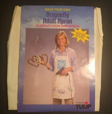 NEW Innovo Inc Design By Tulip Create Your Own Apron  MISSING DRAGONFLY STENCIL