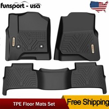 3d Floor Mats Floor Liner For 2015- 2020 Chevy Tahoe Gmc Yukon All Weather Tpe
