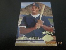 GARRET ANDERSON ANGELS 1994 FLEER ULTRA ROOKIE CARD  #322. rookie card picture