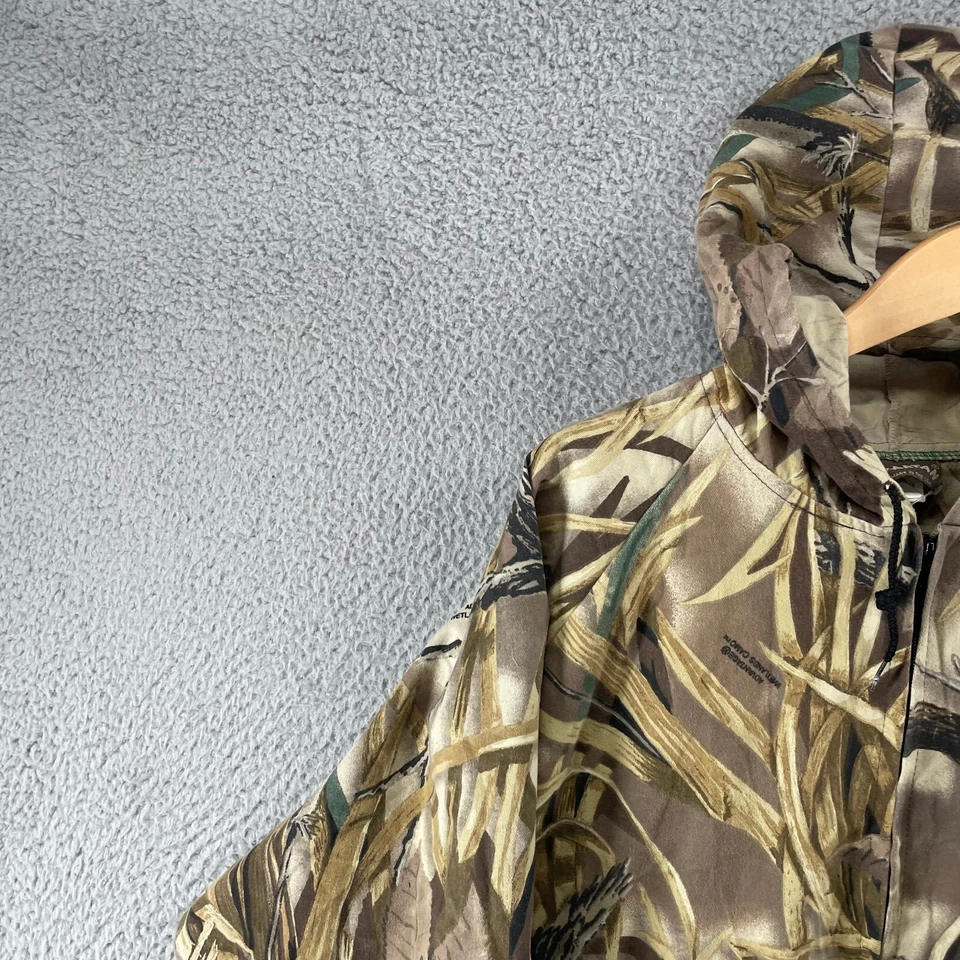 Chaqueta de Camuflaje Vintage Humedales Espartanos Para Hombre Talla 2XL Abotonada EE. UU. 90s Foto 2 de 4