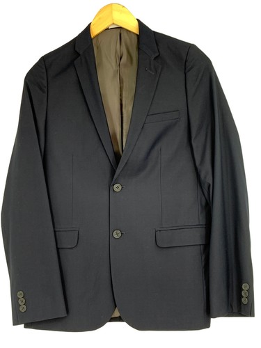 Boys Youth Size 18 Navy Blazer Nordstrom 2 Button Double Vent Jacket 1602 New - Picture 7 of 7