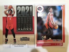 JOSH CHRISTOPHER 2021-22 Panini Contenders 2021 Draft Class & Hoops RC