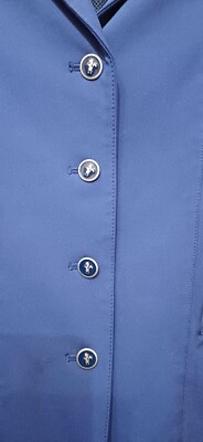Caldene Prestige Bombe d'équitation Junior Bleu marine 612 pouces