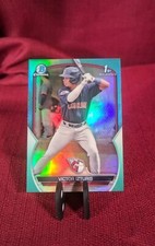 Victor Izturis 2023 Bowman Chrome - Prospects Aqua Refractor  /125 (RC)