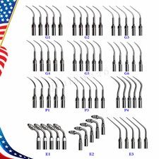 5 Dental Ultrasonic Piezo Scaler Insert Tips Scaling Perio Endo Fit EMS WOODPEX