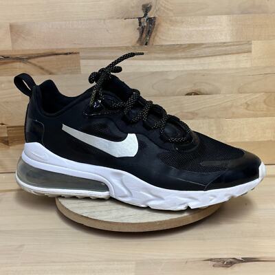 nike air max 270 react black metallic silver