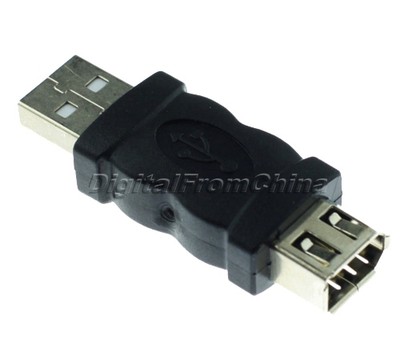 Pro Firewire IEEE 1394 6 Pin F to USB 1.1 2.0 M F/M Connector Adaptor Convertor