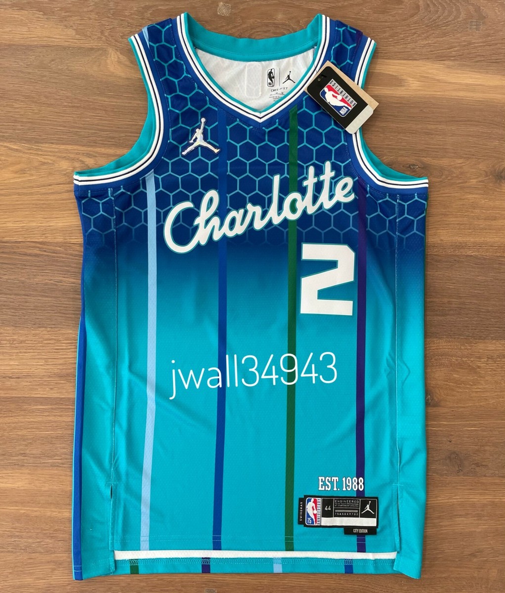 egipcio Habitat Adaptabilidad LaMelo Ball Charlotte Hornets Nike Jordan 2021-22 Men's City Edition Jersey  | eBay