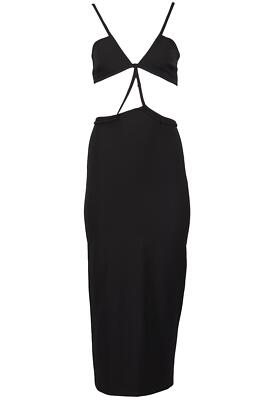 CHRISTOPHER ESBER MAXIKLEID WOLLMISCHUNG UK 8