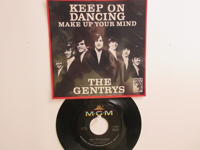   ' THE GENTRYS '   HIT 45 + PICTURE [ KEEP ON DANCING ]  1965 !  