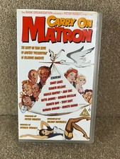 VHS Video Tape - Carry On Matron - Sid James - Kenneth Williams - Cert PG