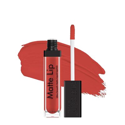 Swiss Beauty Ultra Glatt Matt Liquid Lippenstift, Rubin Rot 6ml