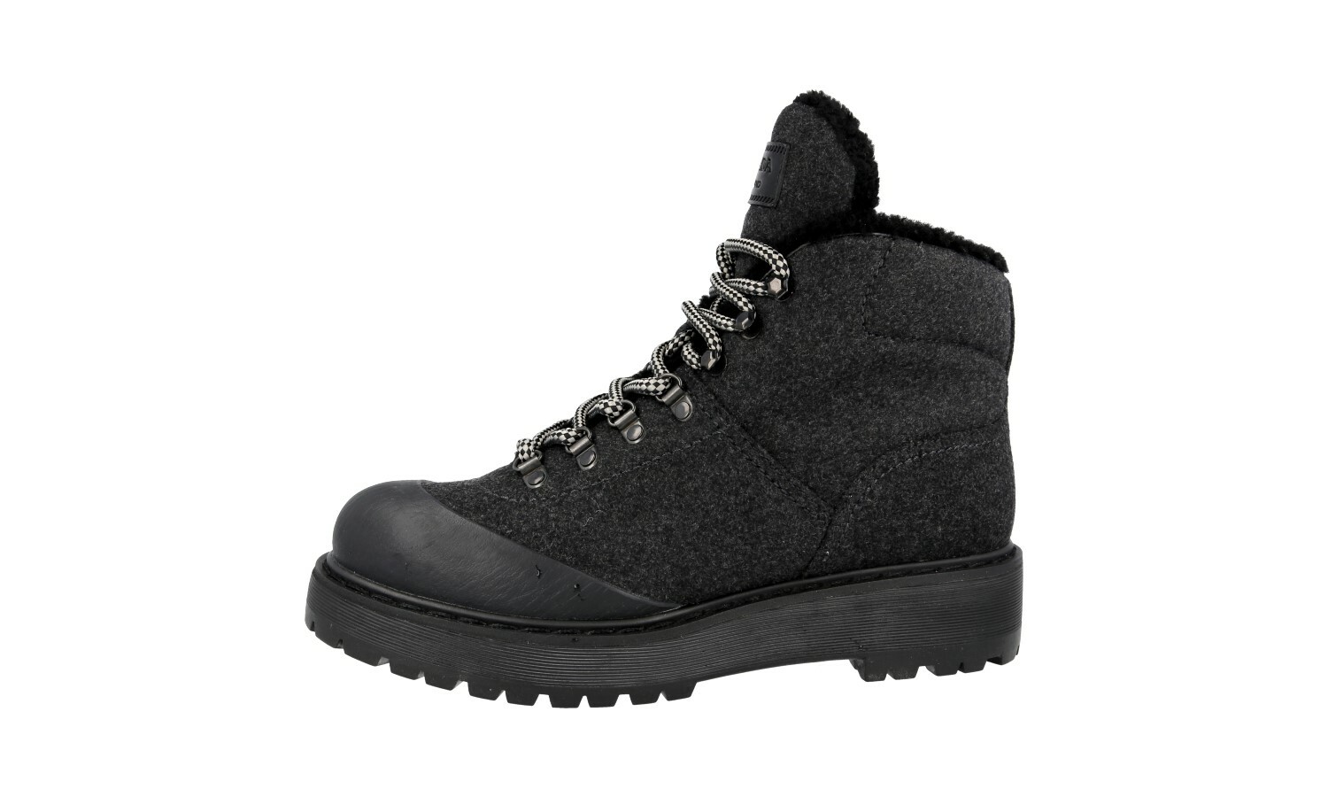 AUTH LUXURY PRADA HALF-BOOT SHOES 3T5920 GREY FUR LINED 40,5 41 UK 7.5 image 3
