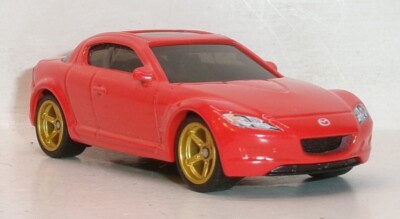 LOOSE 2024 MATCHBOX 1:64 RED 2004 MAZDA RX-8 WHEEL SWAP REAL