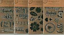 Ms. Sparkle Acrylic Stamp sets Several varieties BEAUTIFUL Quick Ship 