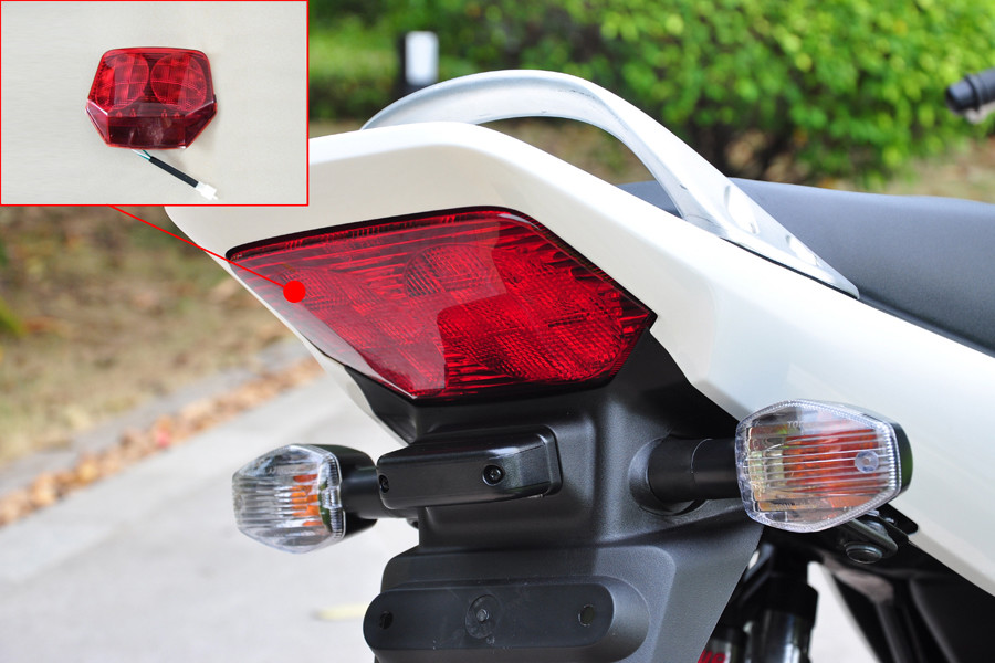 KA ABS Red LED Tail Light Lamp For Honda CB400 V-TEC 2004-2013 06
