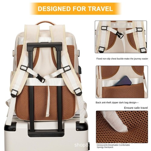 Wasserdicht Schüler Rucksack Oxford Computer tasche Reisetasche Unisex - Bild 5 von 13