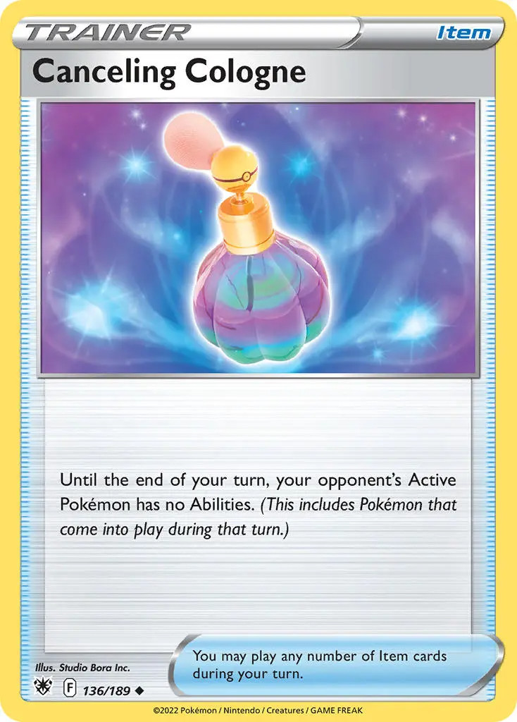 Canceling Cologne 136/189 Uncommon Astral Radiance Pokemon Card - NM