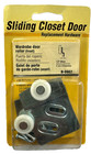 PRIMELINE  SLIDING CLOSET DOOR Roller Wheel 1/4" Offset Nylon 6mm 2PK #N-6667