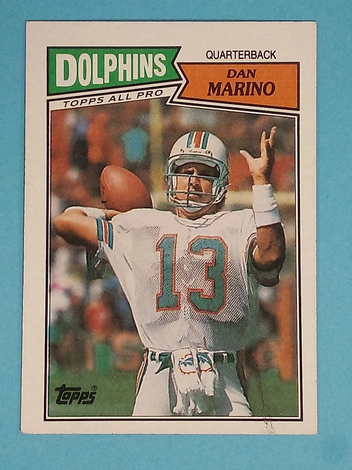 1987 Topps Dan Marino Miami Dolphins #233 🏈