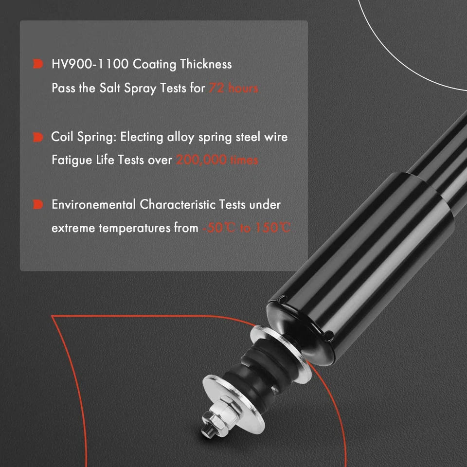 Amortecedor dianteiro A-Premium 2x para Ford Mustang II Pinto Mercury Bobcat - Imagem 4 de 4