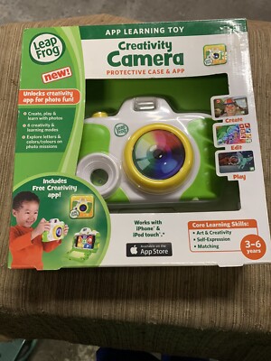 Leap Frog Creativity Camera, Protective Case & App - Learning Toy