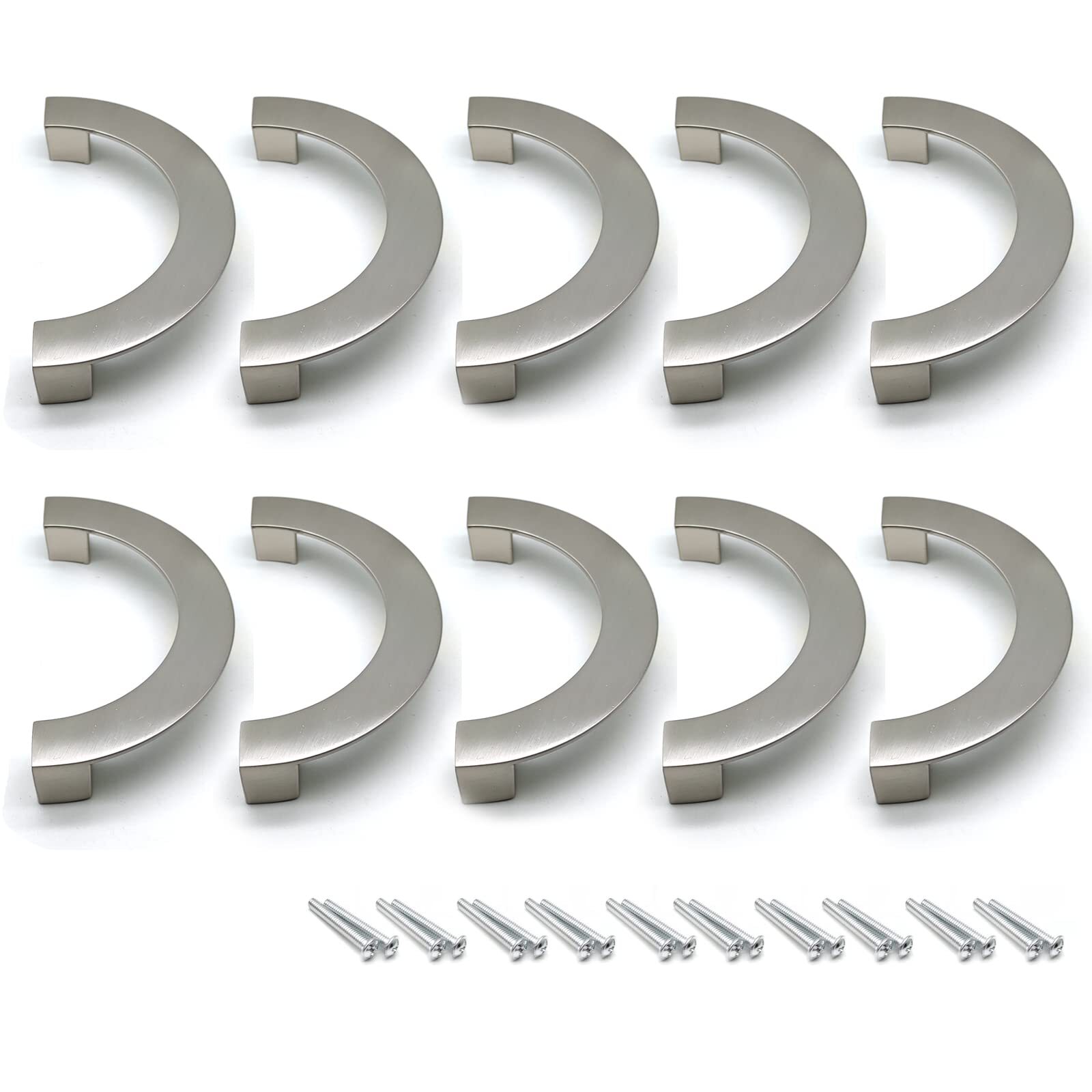 Susenya Garage Handles Half Moon Pulls Closet Door