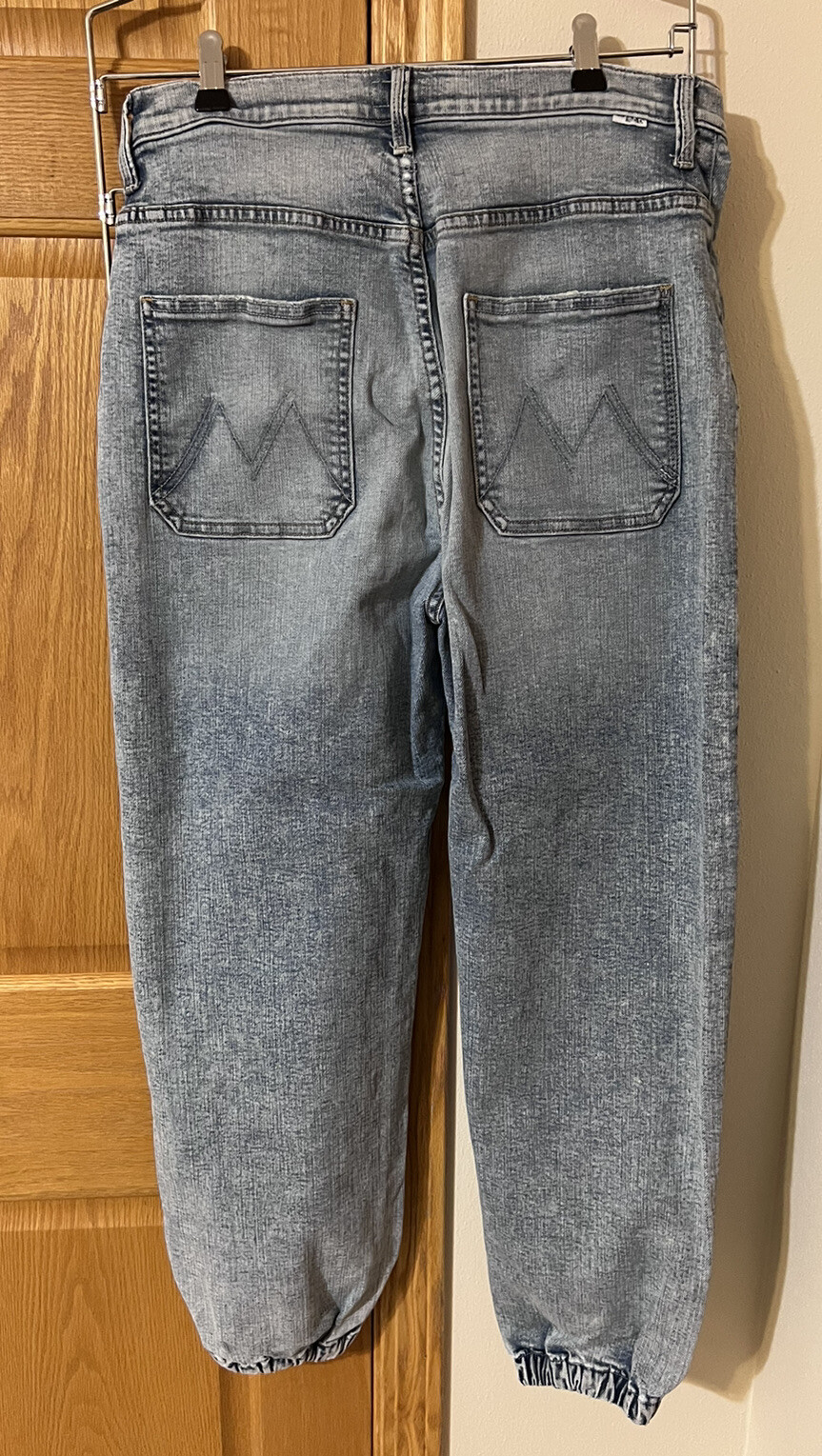 Mother Jeans The Wrapper Patch Springy Ankle Acid… - image 2