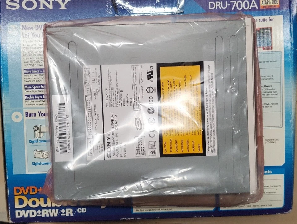 Sony DRU-700A Internal Double LayerDVD+R /DVD+-RW/+-R/CD - Image 2 of 2