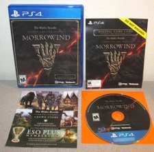 ELDER SCROLLS ONLINE Morrowind PS4 Bethesda RPG MMO No DLC or Expansion ESO