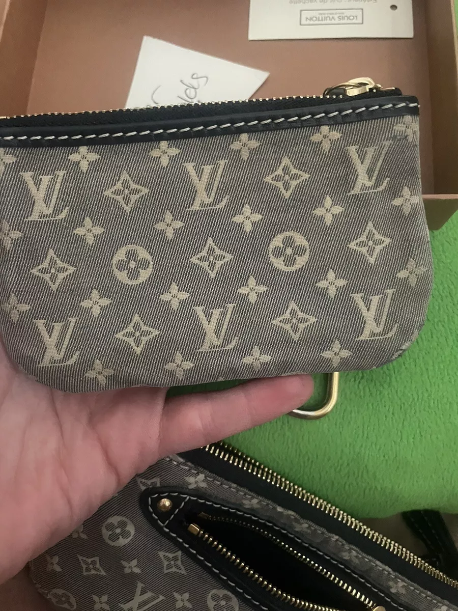 Louis Vuitton Monogram Mini Lin Key Pouch