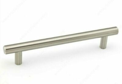#ad Lot Of 50 Richelieu BP205128195 Silver Brushed Nickel Steel Cabinet Pulls 5quot; CTC $49.99
