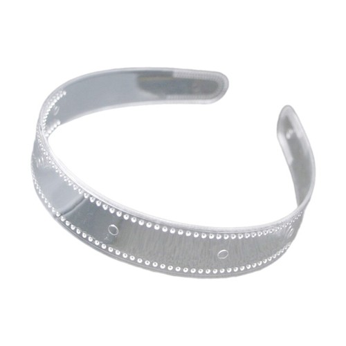 Clear Plain Headbands Toothed Wide /Thin Hairband Teeth Grip Wide /Thin Base - Picture 3 of 12
